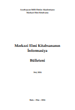 Mərkəzi Elmi Kitabxananın İnformasiya Bülleteni №4 (2024)